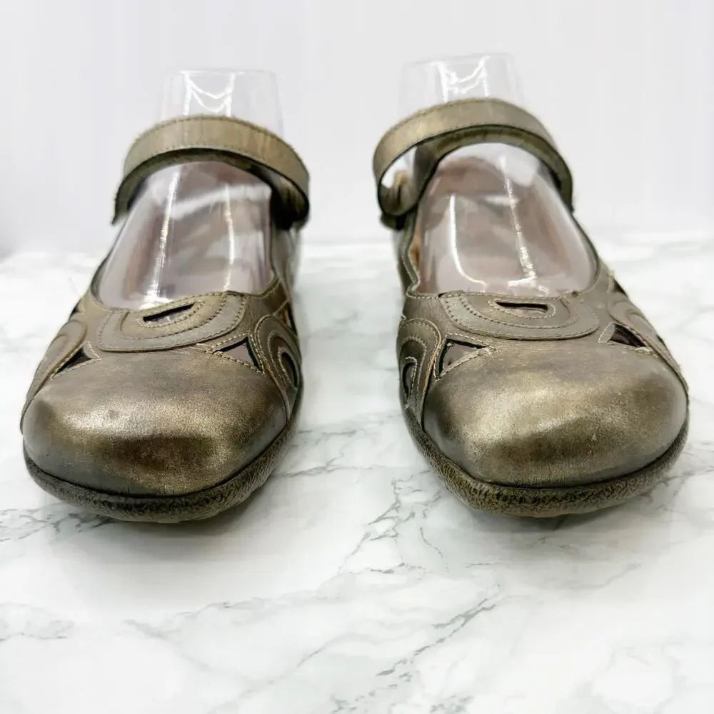 Naot Rongo Mary Jane Slingback Koru‎ Brass Womens 10 EU 41